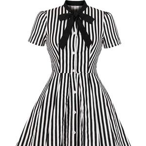 “Vintage” Gothic Striped Dress